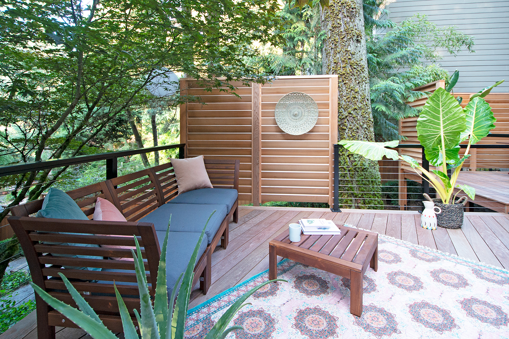 Image of a Durham Outdoor Living Room Design and Build by Drake's 7 Dees