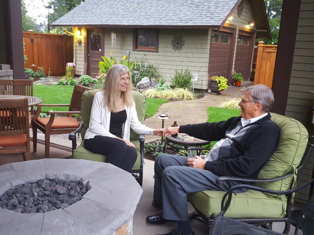 Image of an Oregon City Outdoor Living Room Design and Build by Drake's 7 Dees