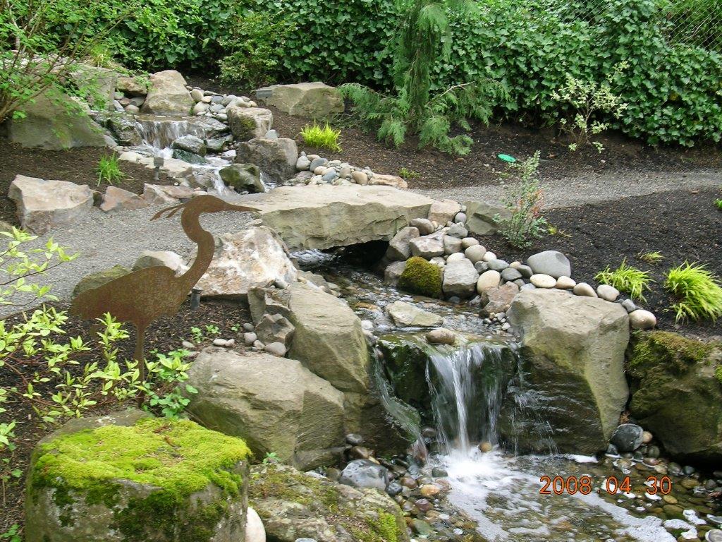 Image of a Cornelius Water Feature Design and Installation by Drake's 7 Dees
