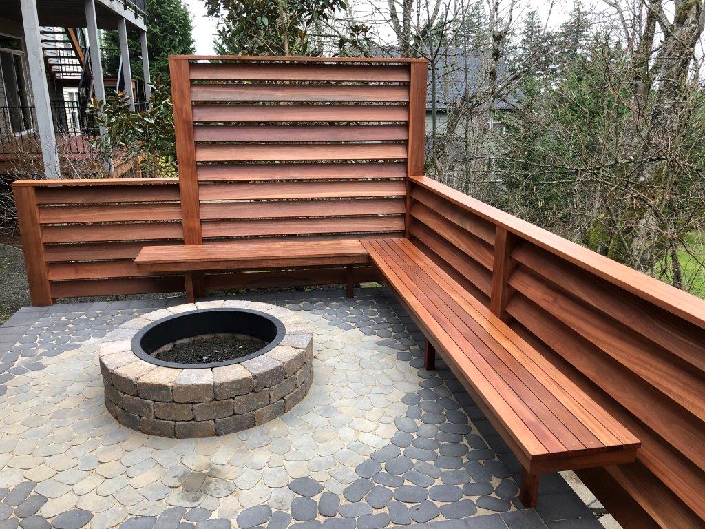Image of a Camas fire pit design and build project by Drake's 7 Dees