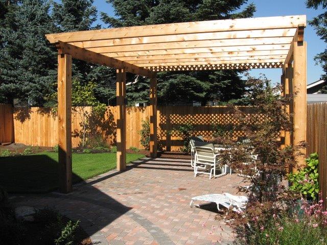 Image of a Newberg Outdoor Pergola Design and Installation by Drake's 7 Dees