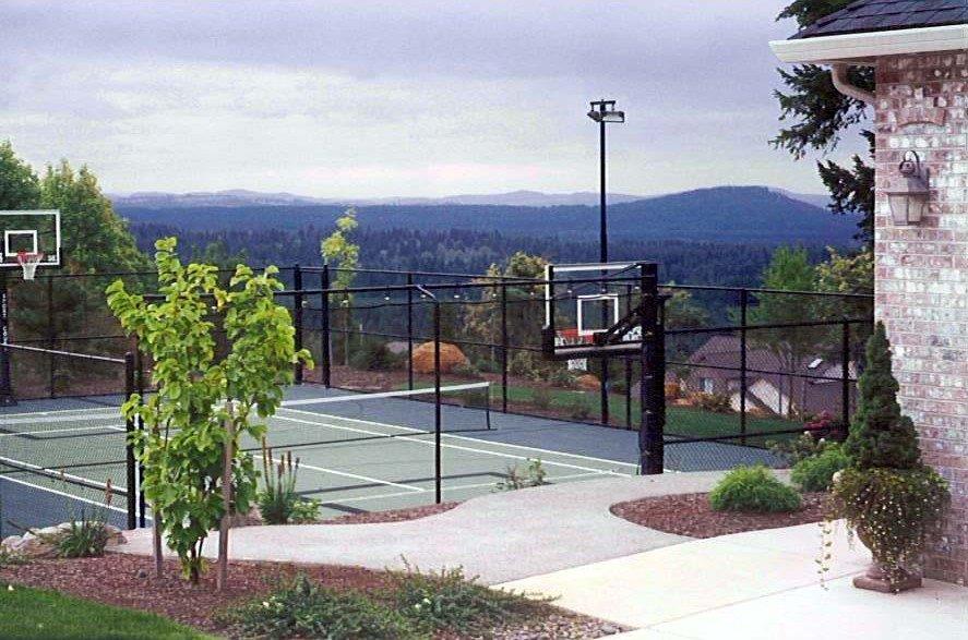 Image of a Dundee Backyard Sports Court Design and Construction by Drake's 7 Dees