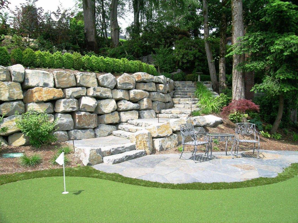 Image of a Wilsonville Retaining Wall Design and Build by Drake's 7 Dees