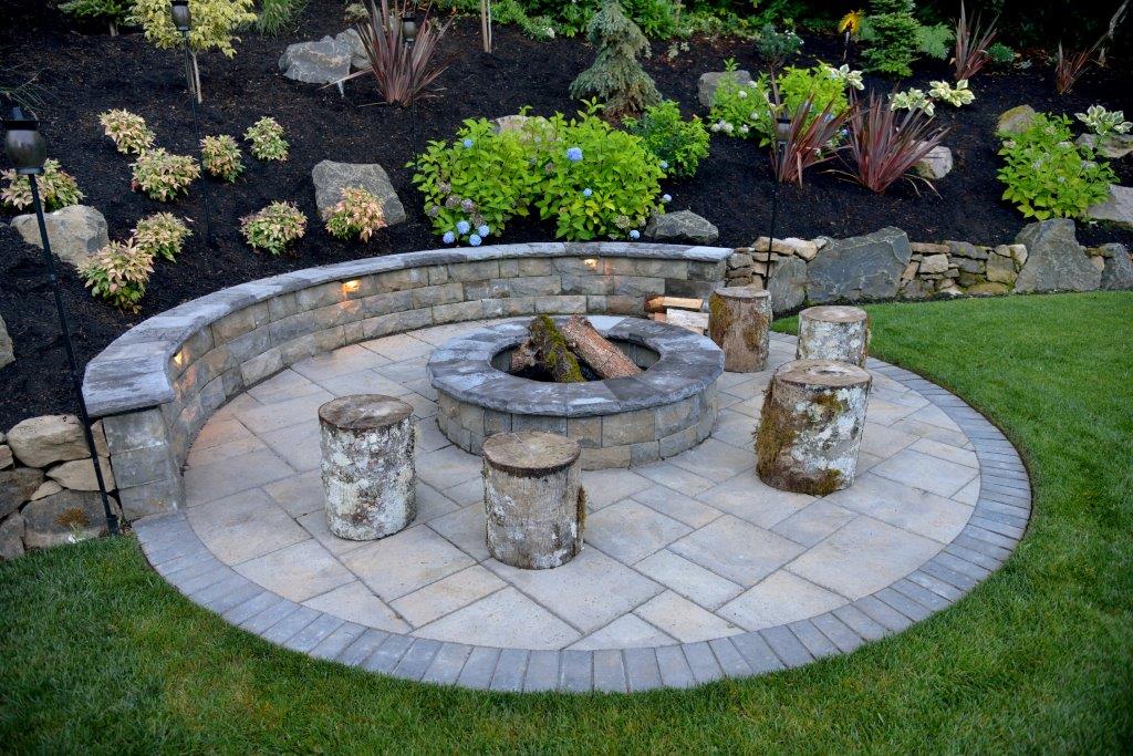Portland Outdoor Fire Pit Design And, Outdoor Fire Pit Installation